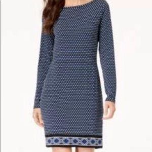 Michael Kors Alston Womens Boat Neck Dress